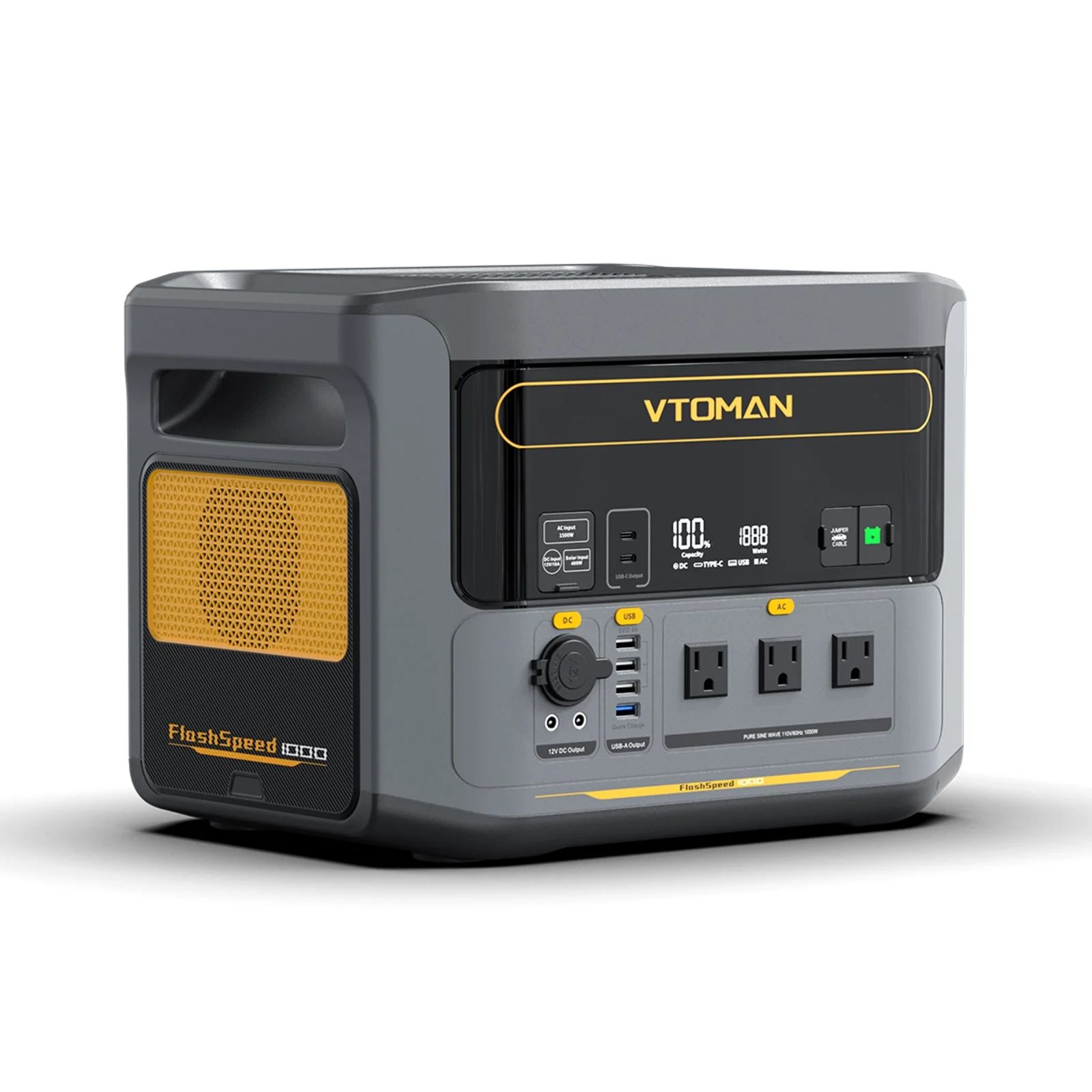 VTOMAN FlashSpeed 1000/2376Wh with 220W Solar Panel - Image 3