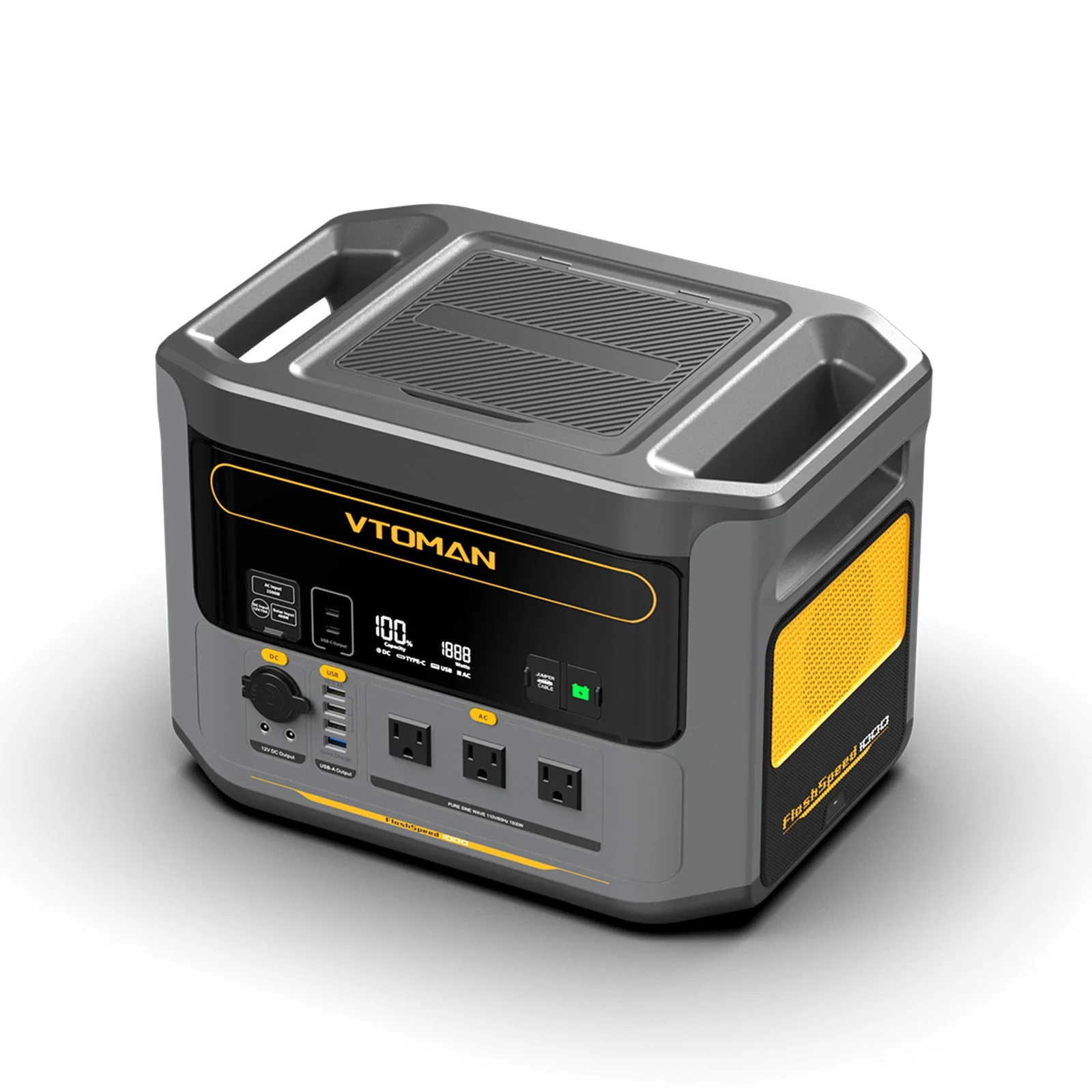 VTOMAN FlashSpeed 1000/2376Wh with 220W Solar Panel - Image 7