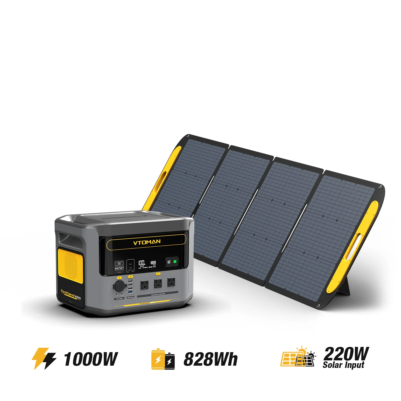 VTOMAN FlashSpeed 1000 Portable Power Station - Image 9