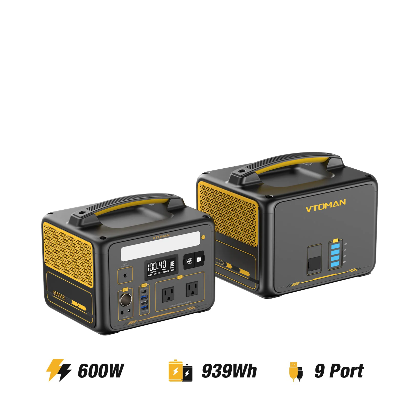 VTOMAN Jump 600X Portable Power Station - Image 6