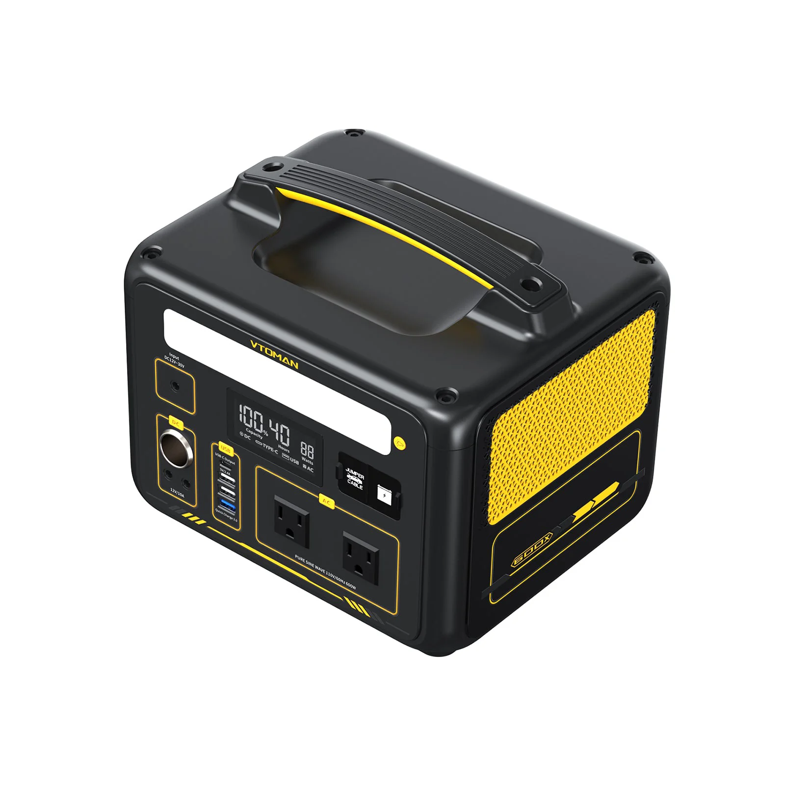 VTOMAN Jump 600X Portable Power Station - Image 4