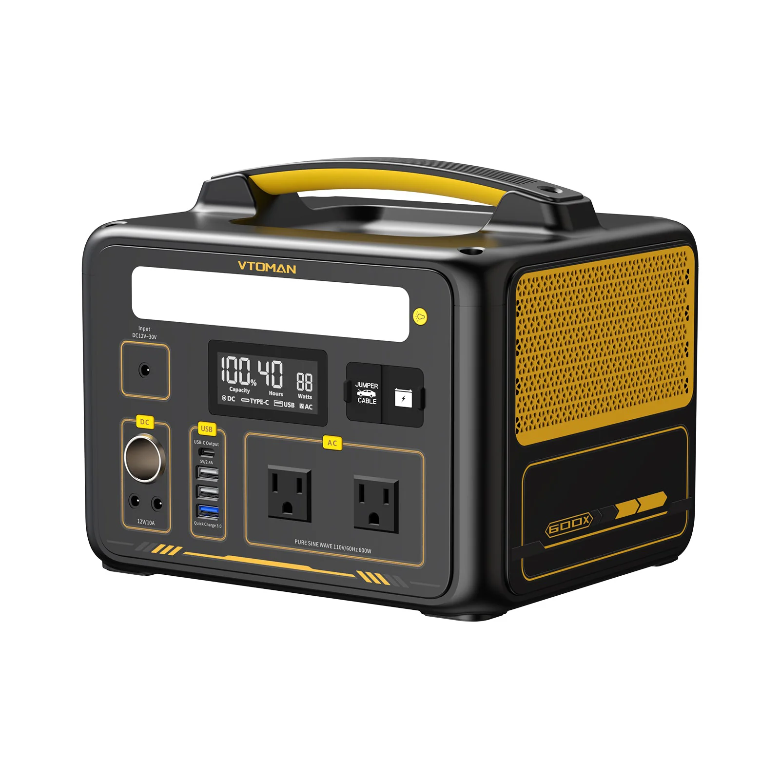 VTOMAN Jump 600X Portable Power Station - Image 5