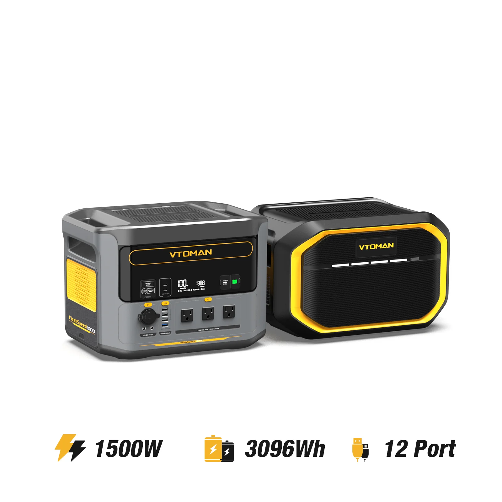 VTOMAN FlashSpeed 1500 Portable Power Station - Image 6