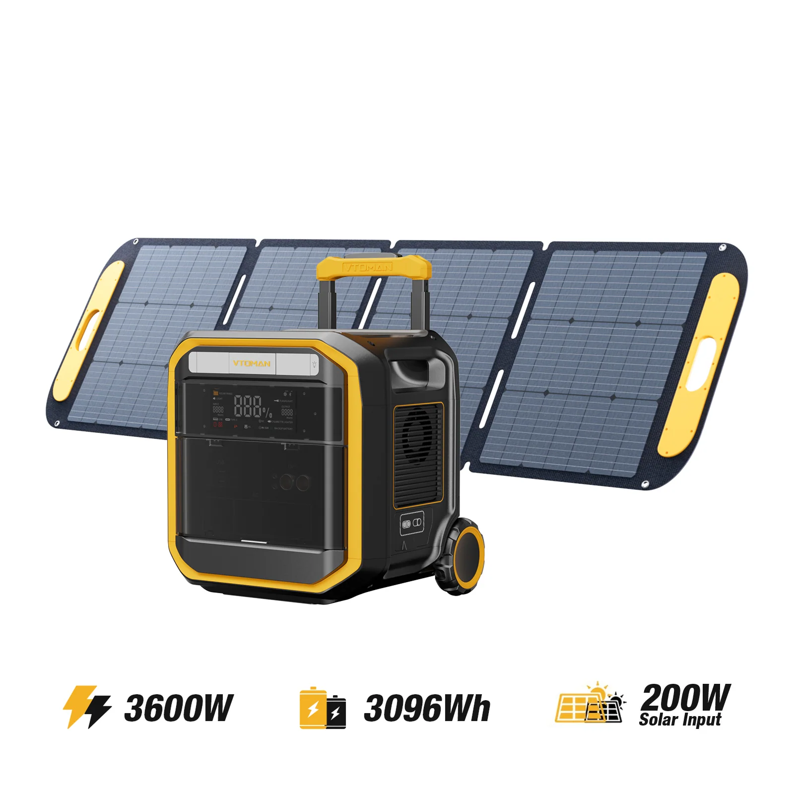VTOMAN FlashSpeed Pro 3600 Portable Power Station - Image 10