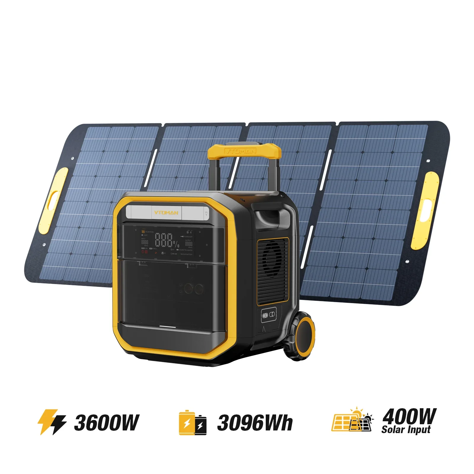 VTOMAN FlashSpeed Pro 3600 Portable Power Station - Image 11