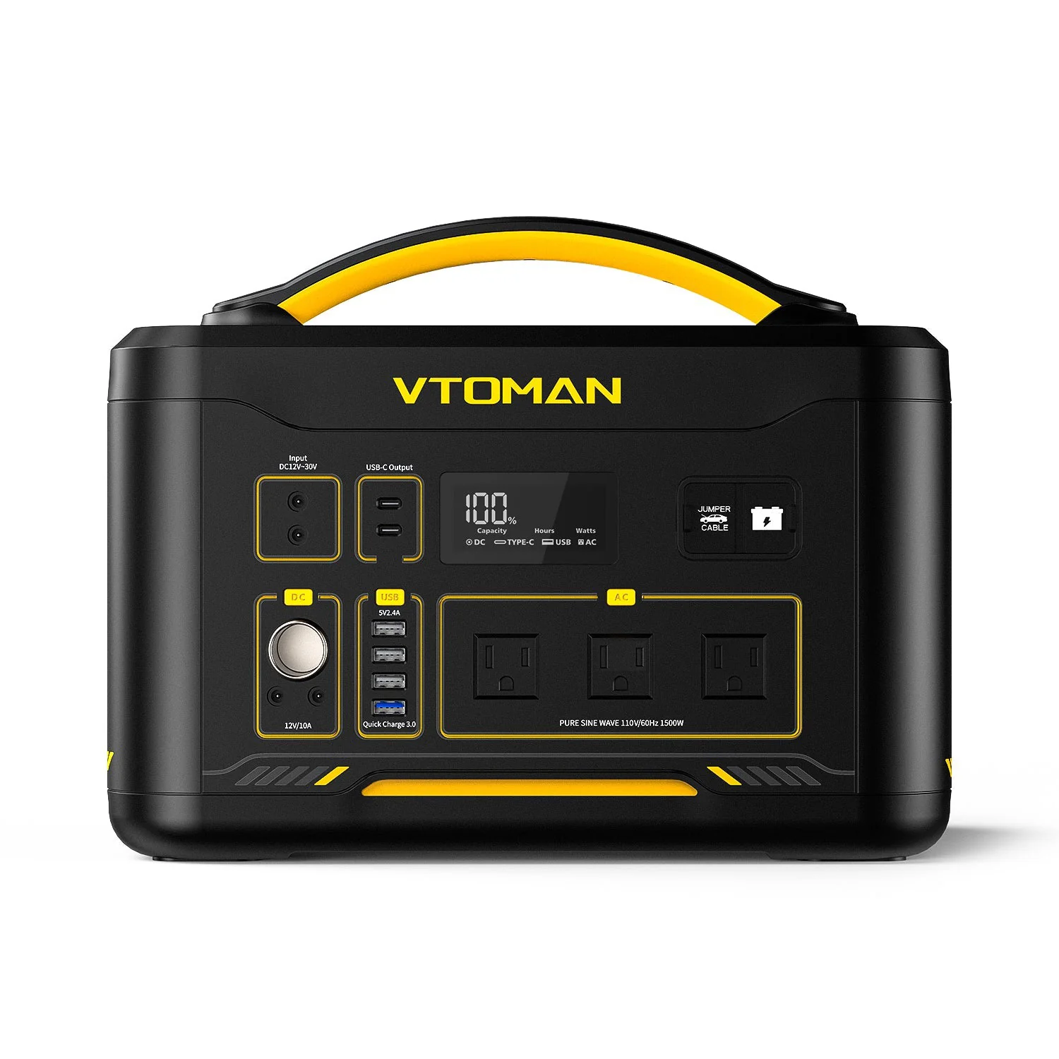 VTOMAN Jump 1500X Portable Power Station - Image 3