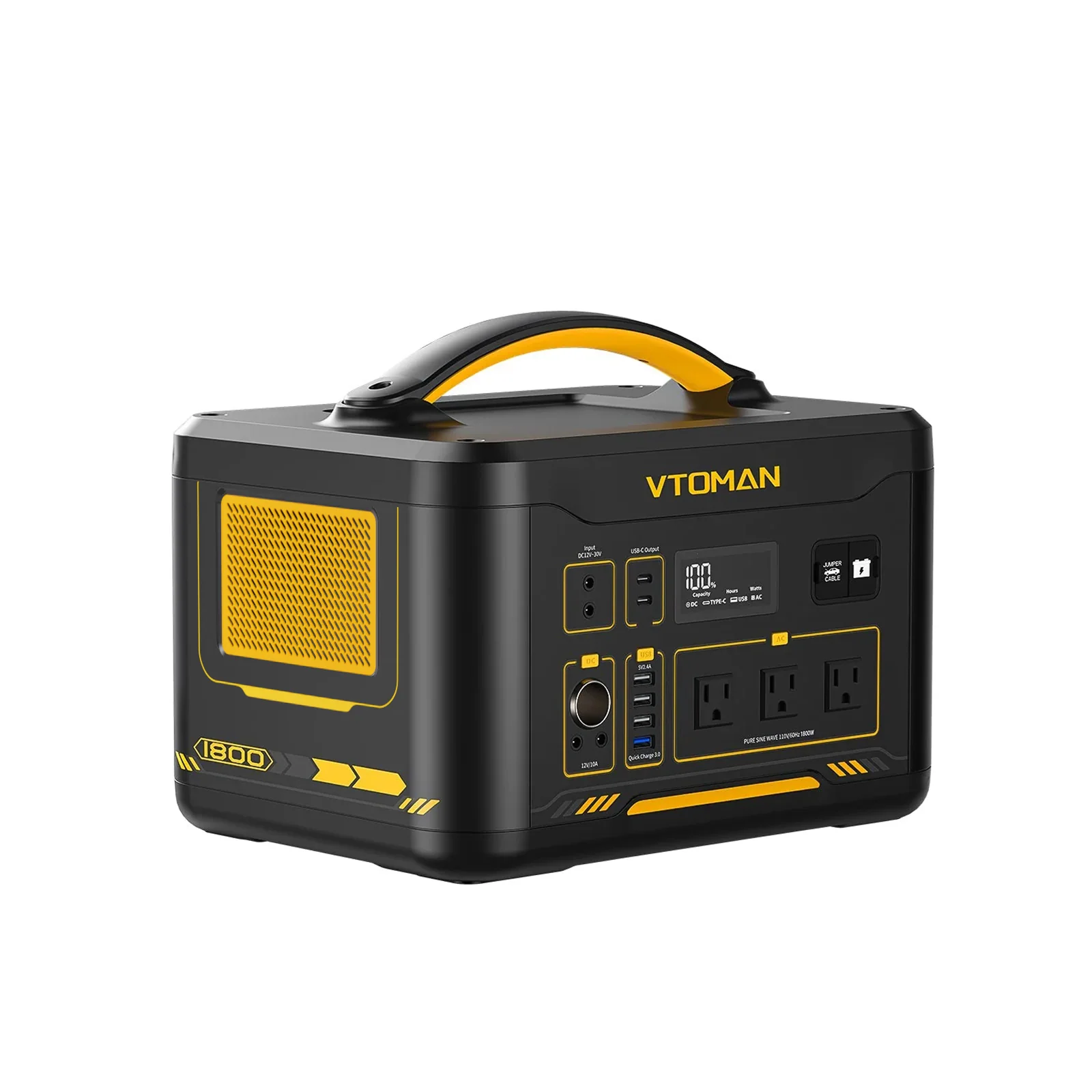 VTOMAN Jump 1800/3096Wh with 110W Solar Panel - Image 5