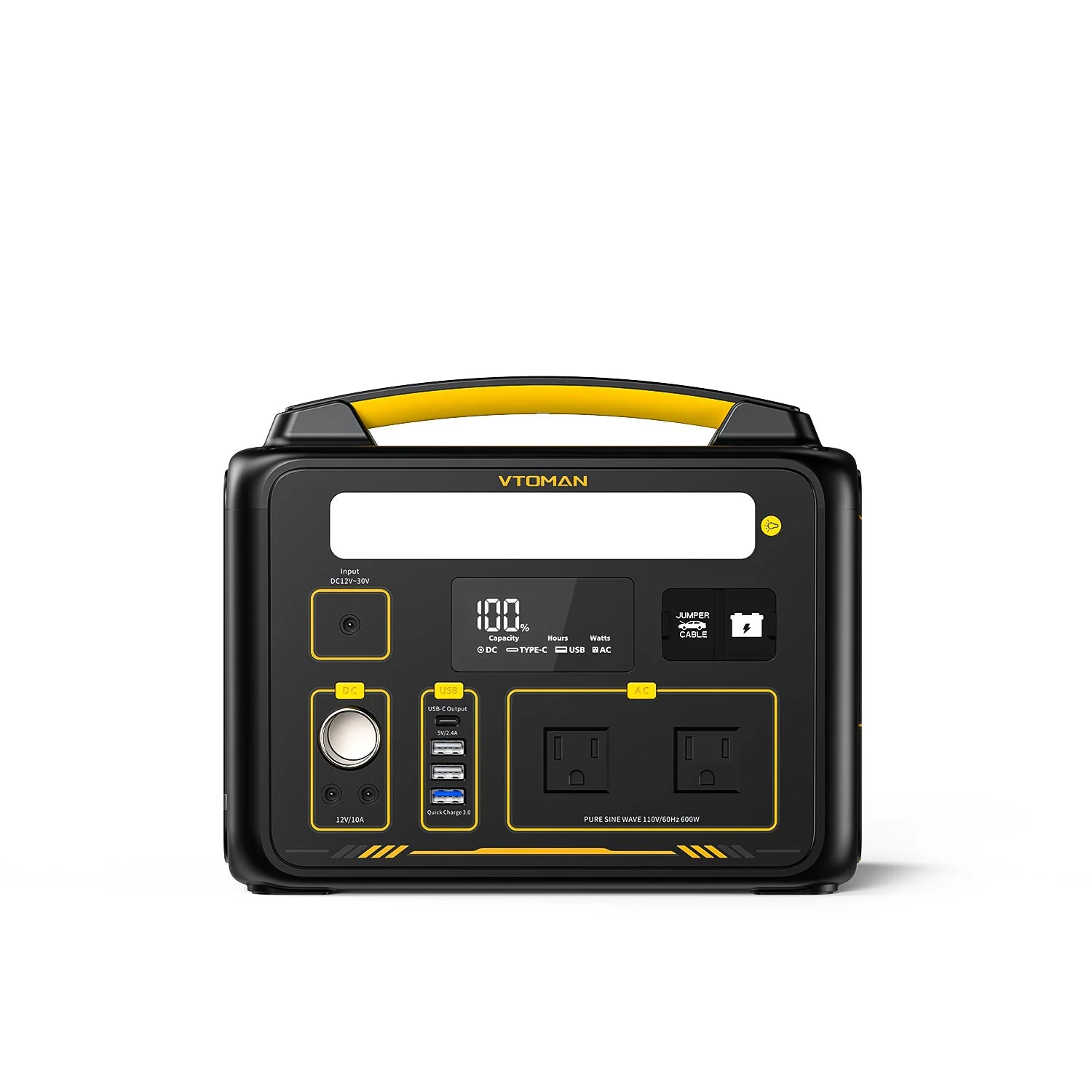 VTOMAN Jump 600 Portable Power Station (CA ONLY) - Image 2