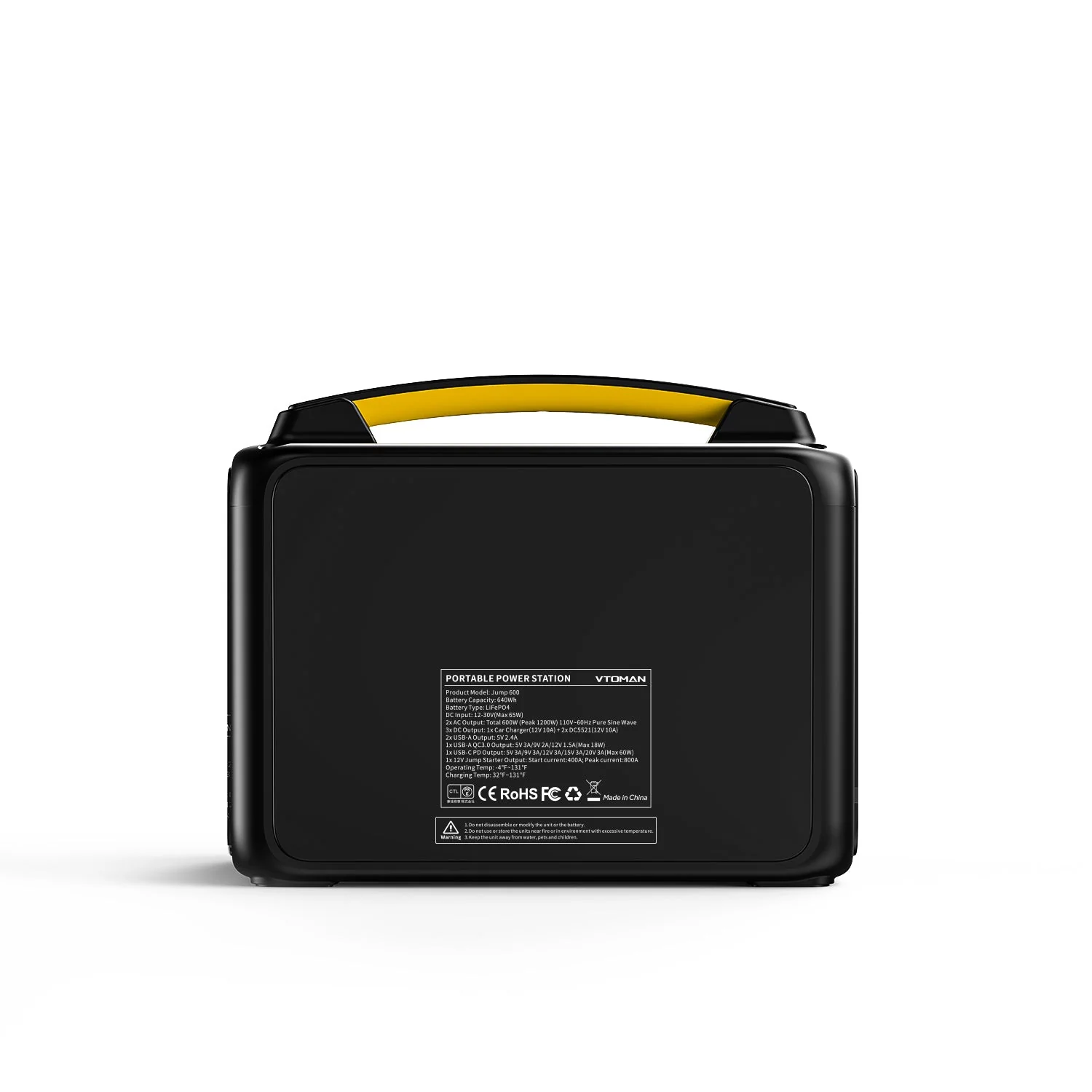VTOMAN Jump 600 Portable Power Station (CA ONLY) - Image 4