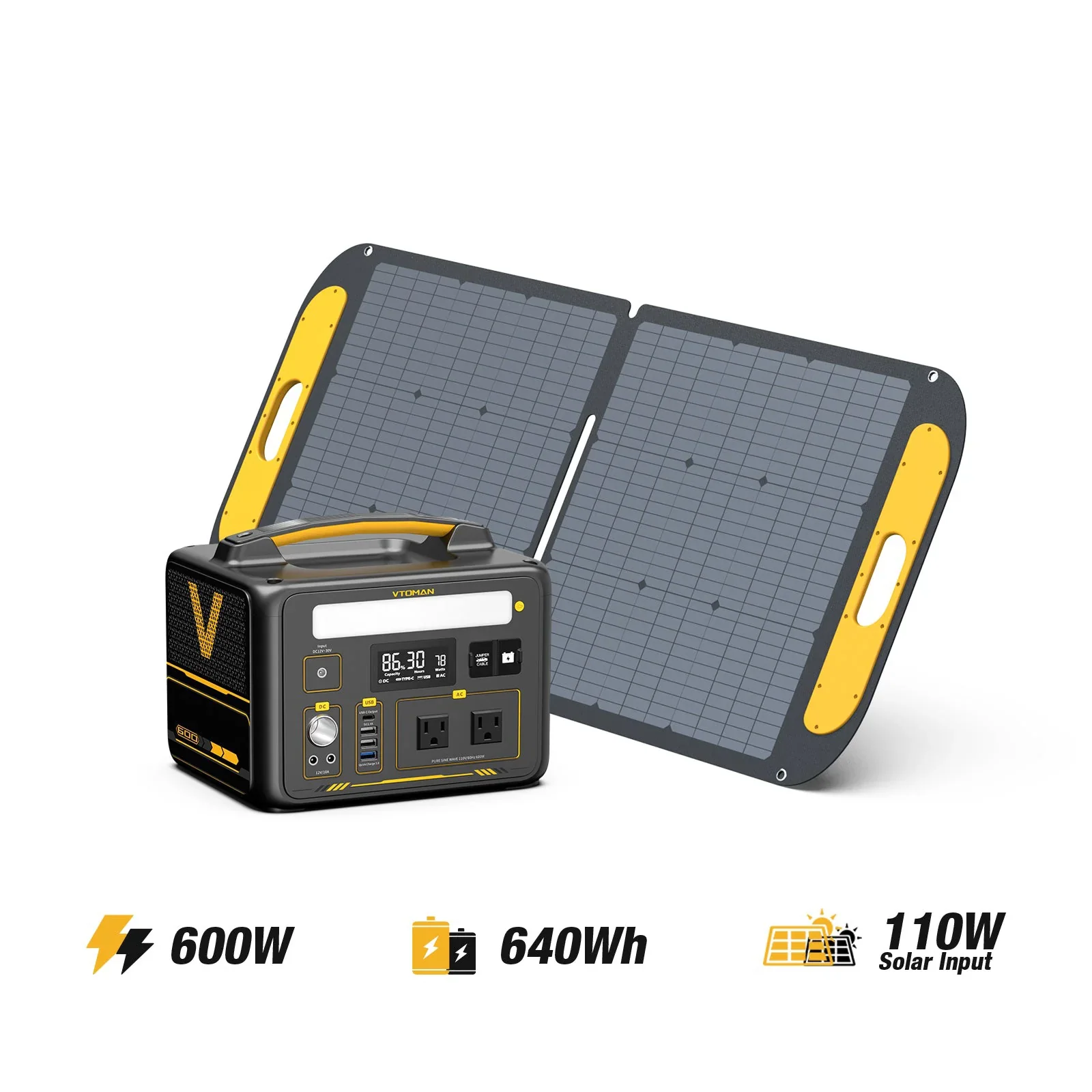 VTOMAN Jump 600 Portable Power Station (CA ONLY) - Image 5