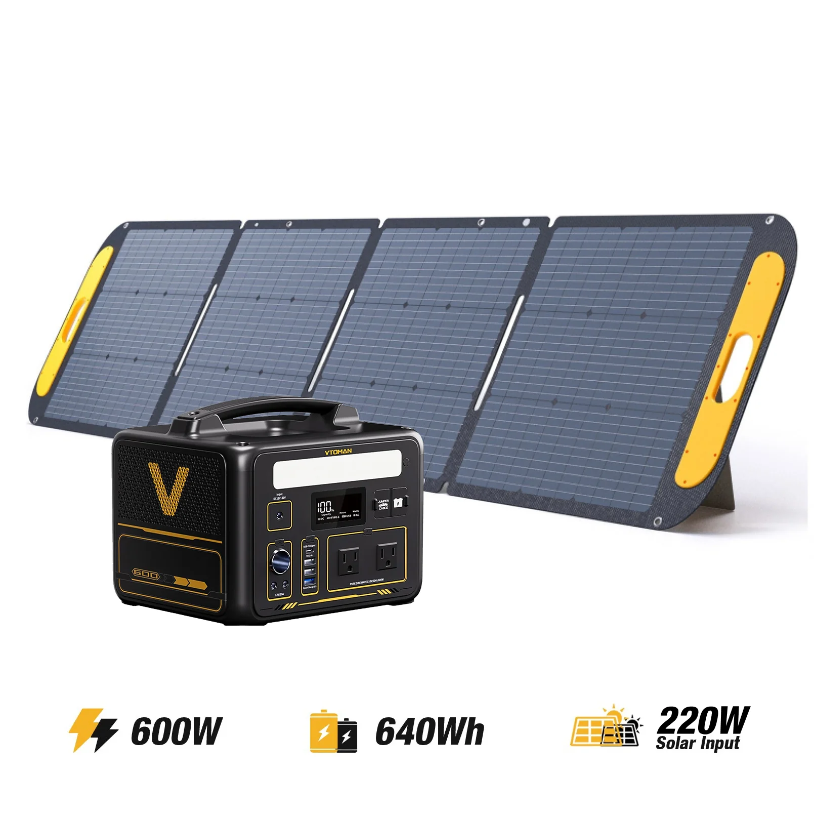 VTOMAN Jump 600 Portable Power Station (CA ONLY) - Image 6