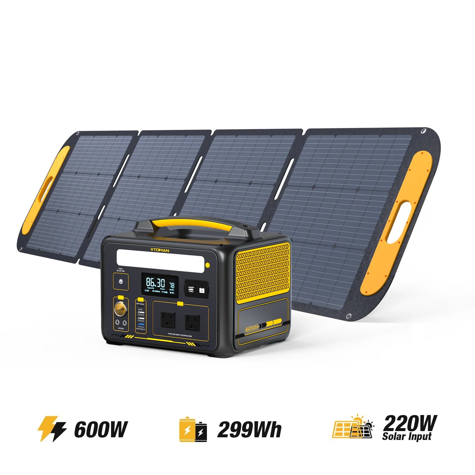VTOMAN Jump 600X Portable Power Station - Image 7