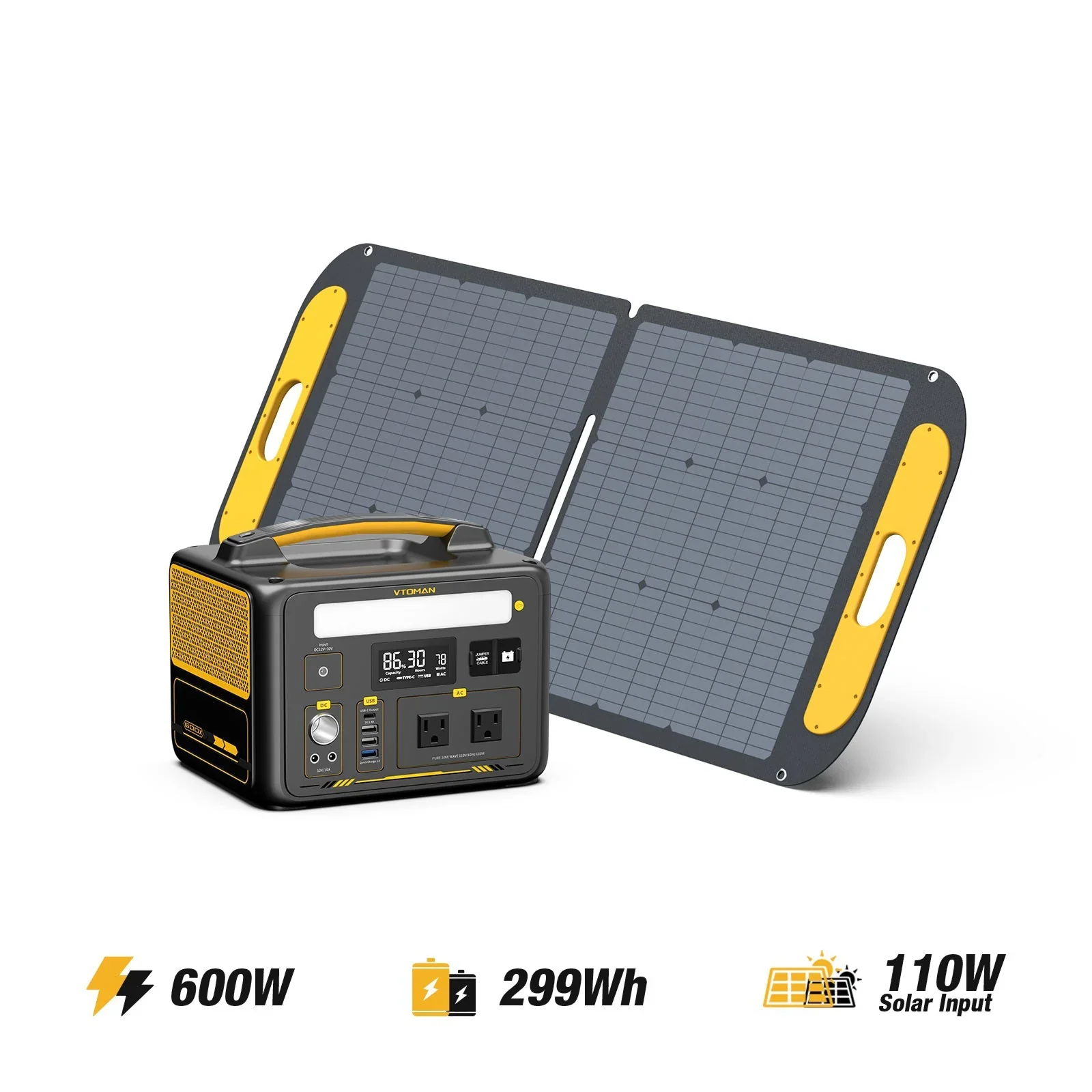 VTOMAN Jump 600X Portable Power Station - Image 9